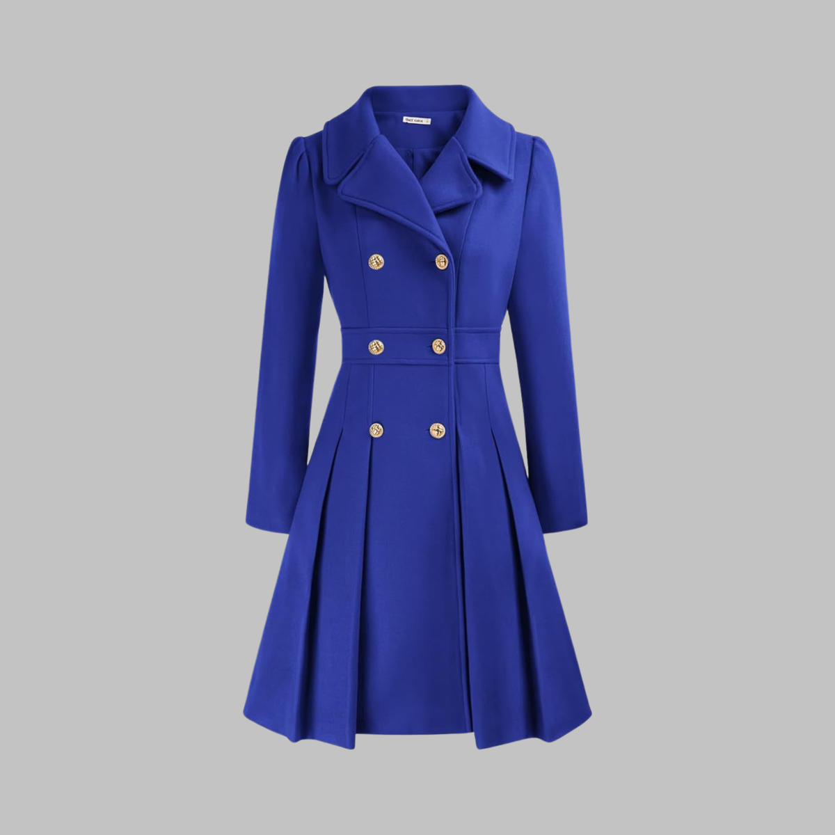 Women's Long-Sleeve Double-Breasted Coat