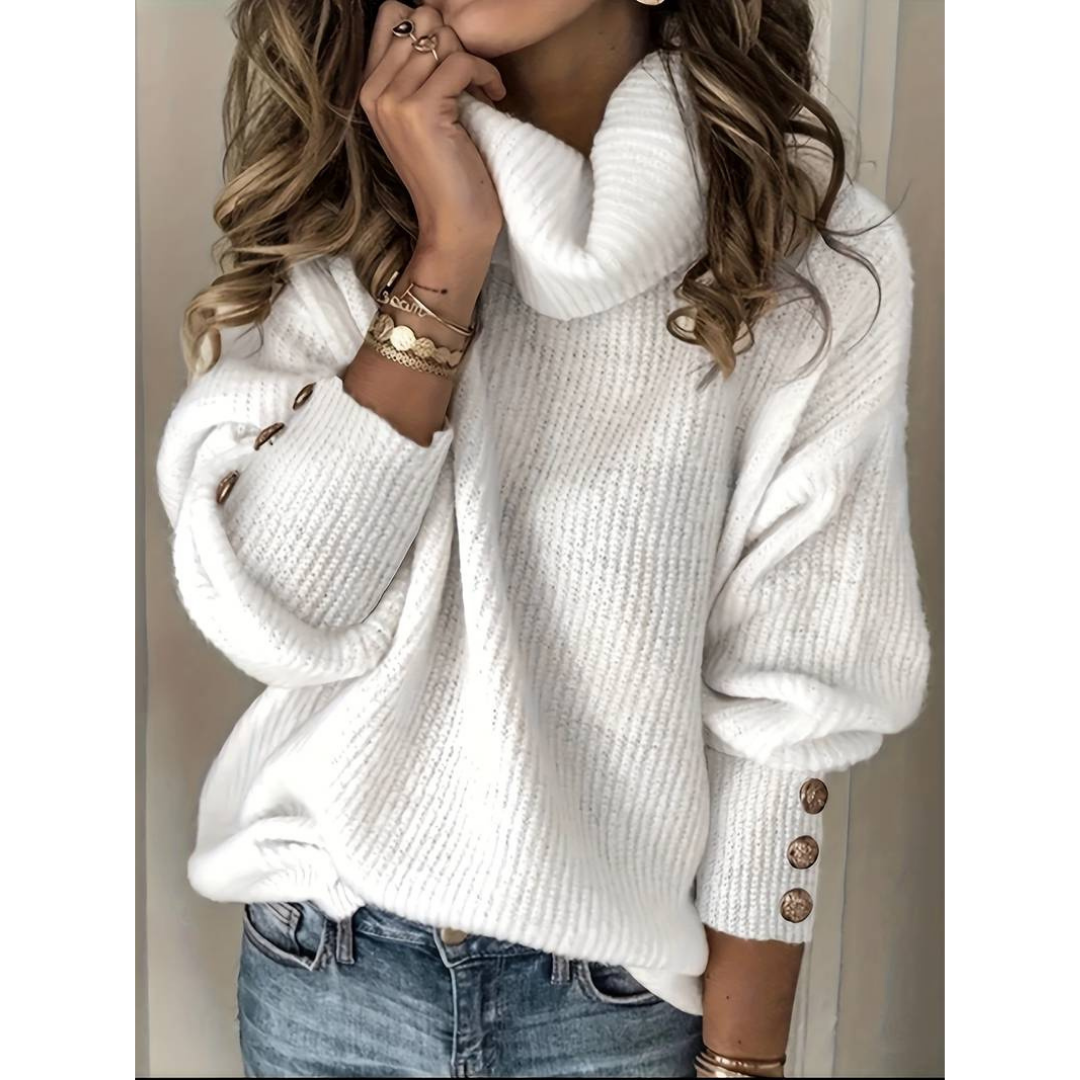 Women's Long-Sleeve Turtleneck Sweater