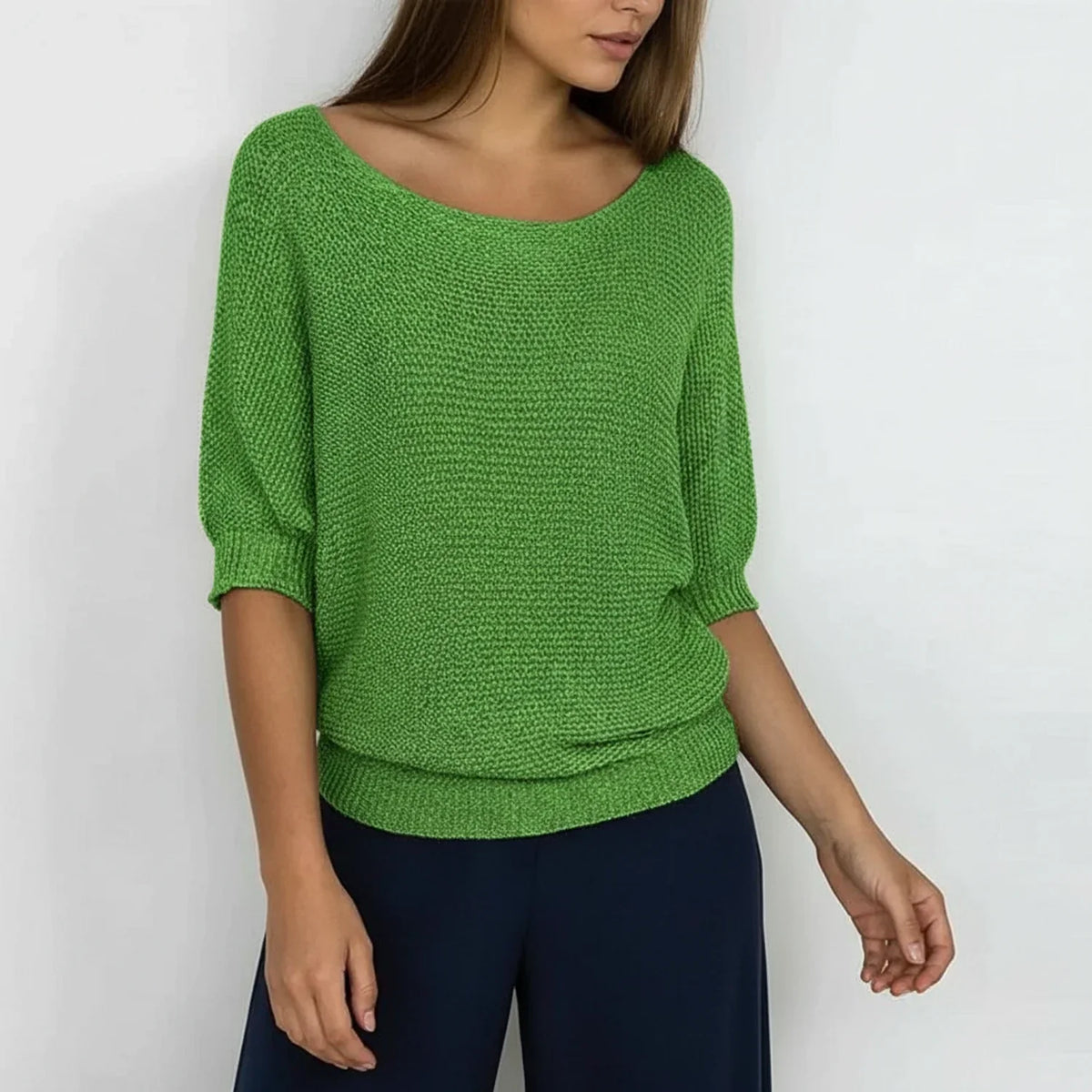 Women's Loose-Knit Pullover Sweater
