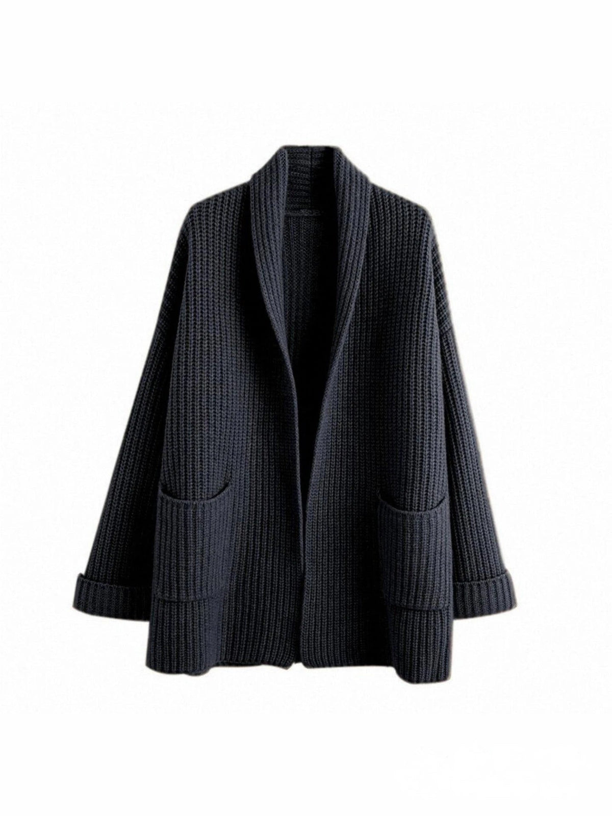 Women's Open Front Long Cardigan