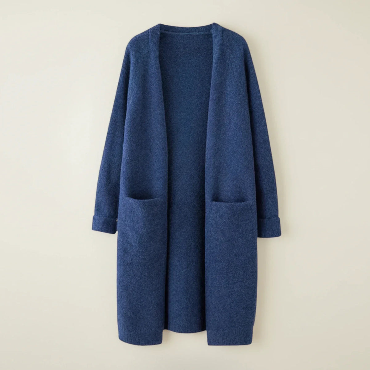 Women's Open-Front Winter Cardigan with Pockets