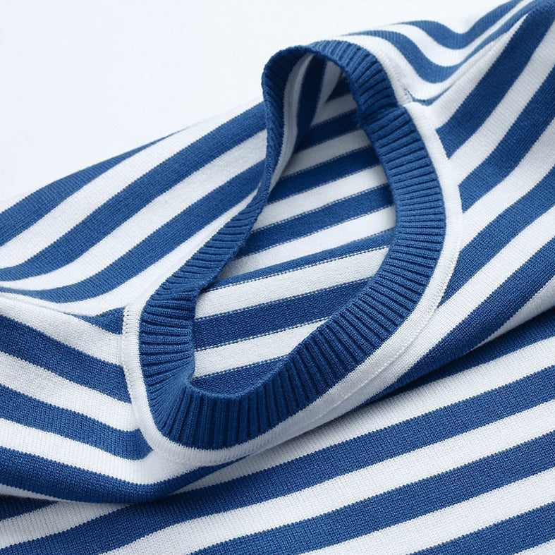 Women's Organic Striped Long-Sleeve T-Shirt