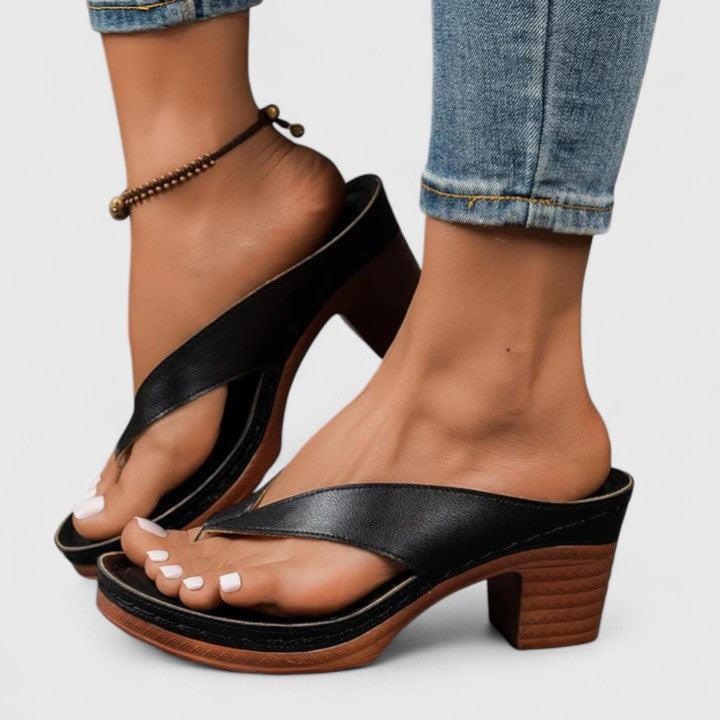 Women's Orthopedic Comfort Heeled Sandals