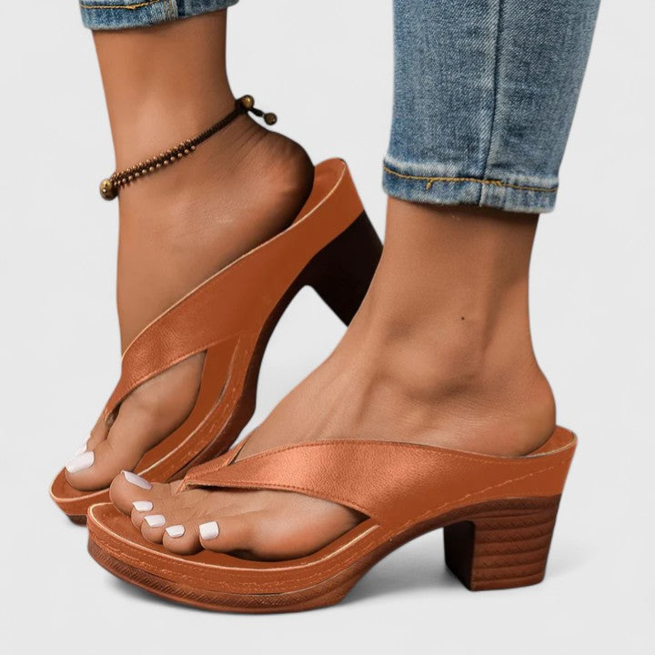 Women's Orthopedic Comfort Heeled Sandals