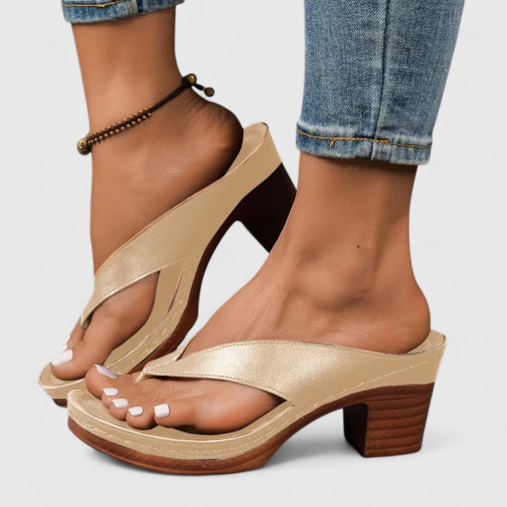 Women's Orthopedic Comfort Heeled Sandals