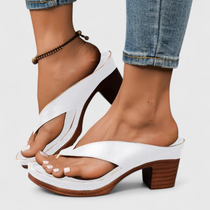 Women's Orthopedic Comfort Heeled Sandals