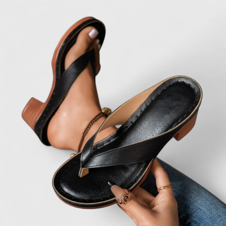 Women's Orthopedic Comfort Heeled Sandals