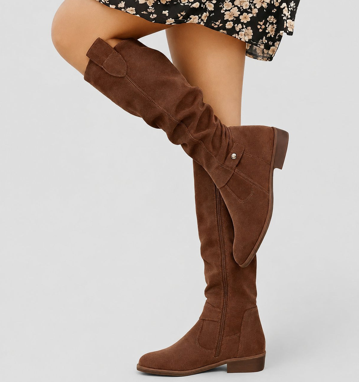Women's Orthopedic Knee-High Slouch Boots
