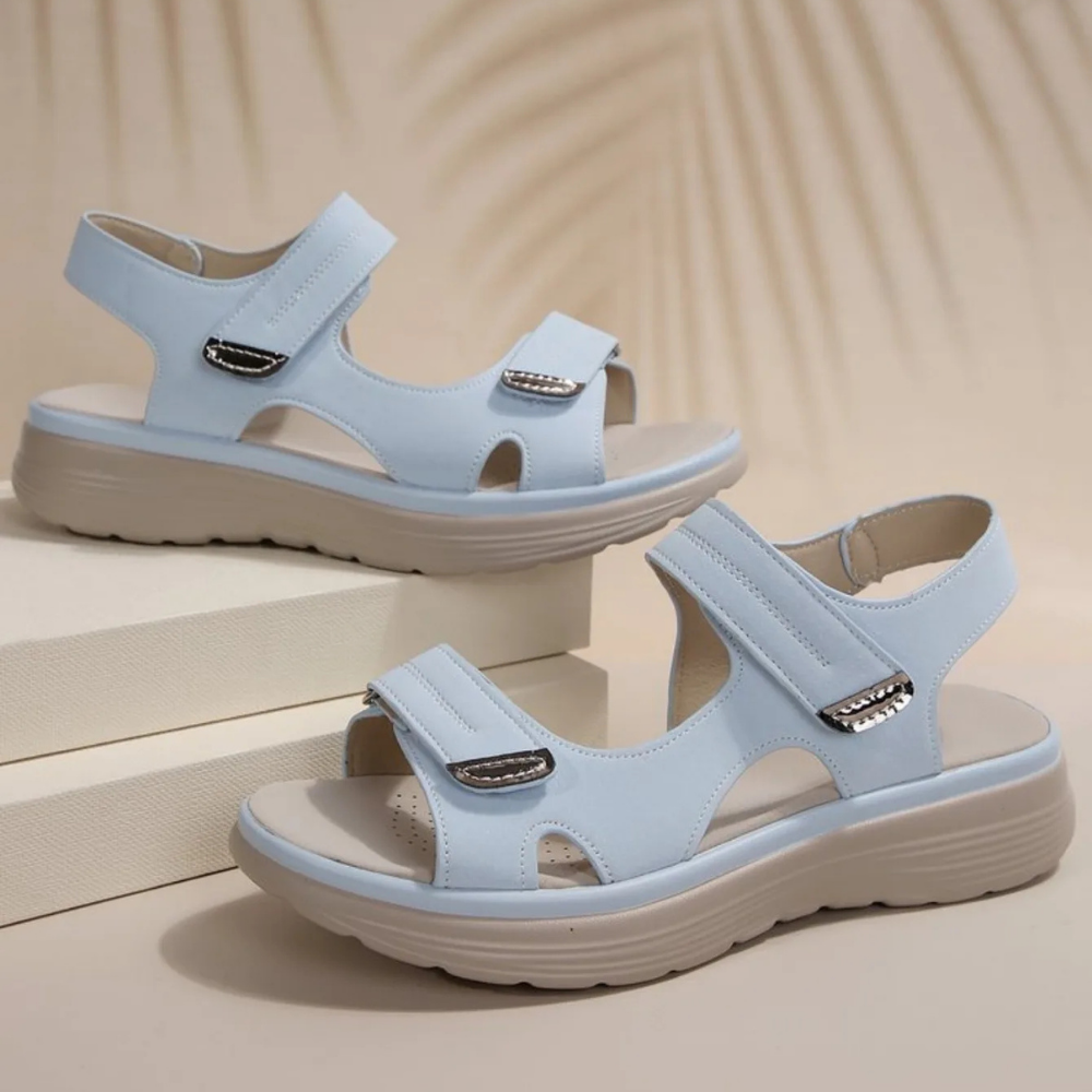 Women's Orthopedic Sandals – Adjustable Straps, Anatomical Support, Elegant Design