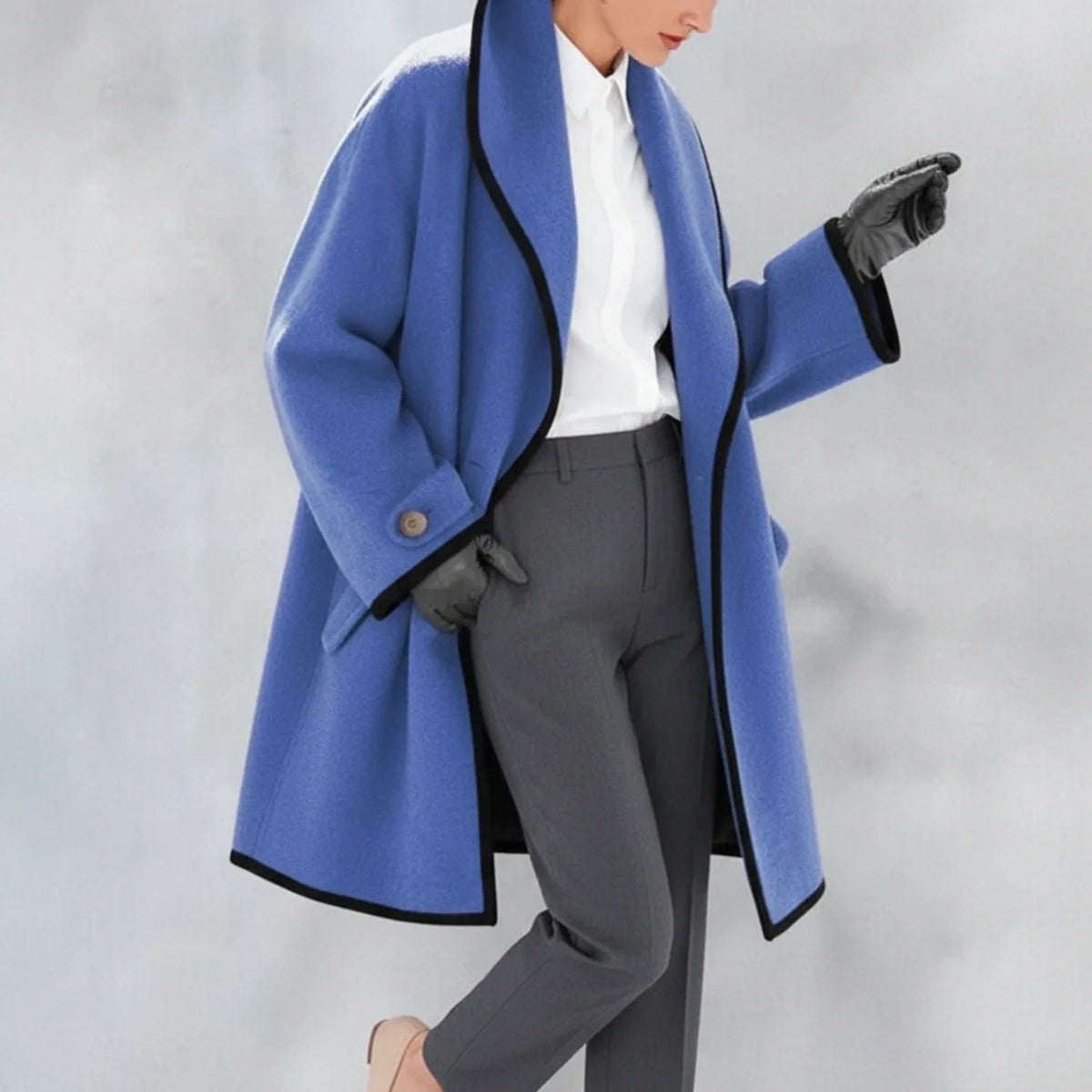 Women's Oversized Collar Jacket