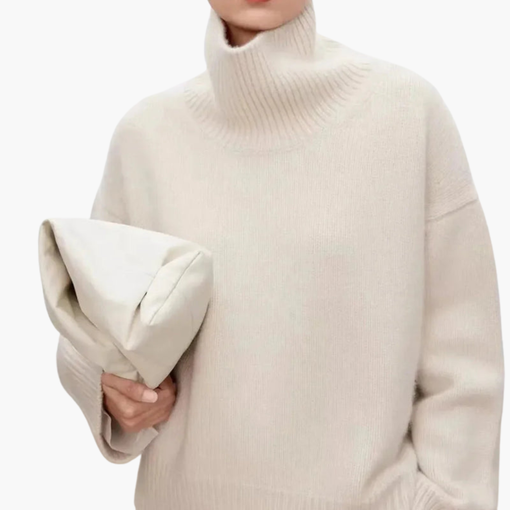 Women's Oversized High-Neck Sweater