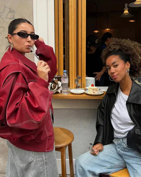 Women's Oversized Jacket with Elegant Finish – Comfortable