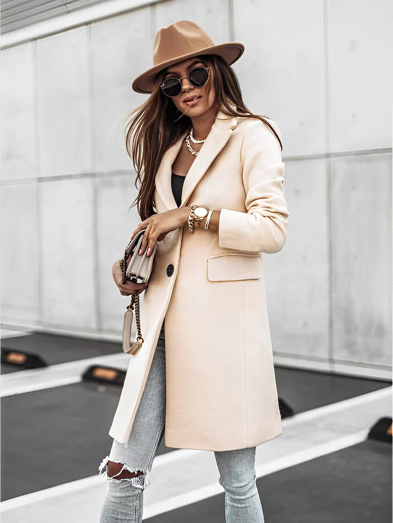 Women's Oversized Long-Sleeve V-Neck Cardigan