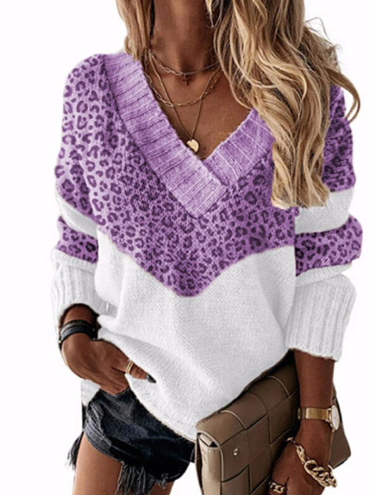 Women's Oversized Striped Sweater