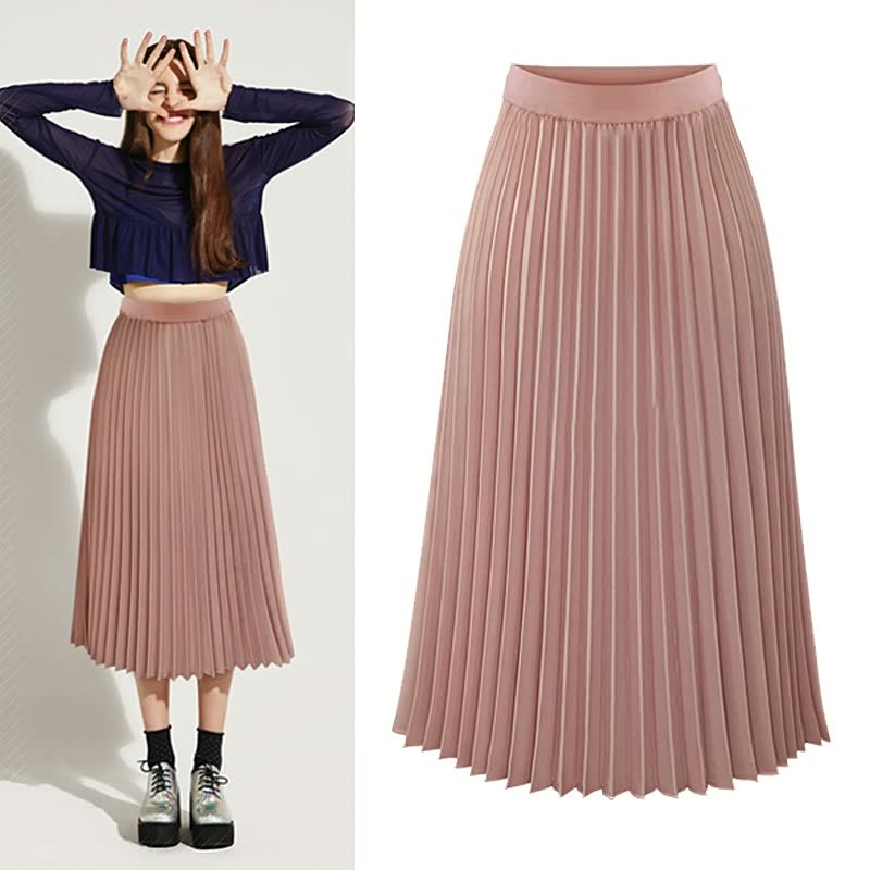 Women's Pleated Skirt
