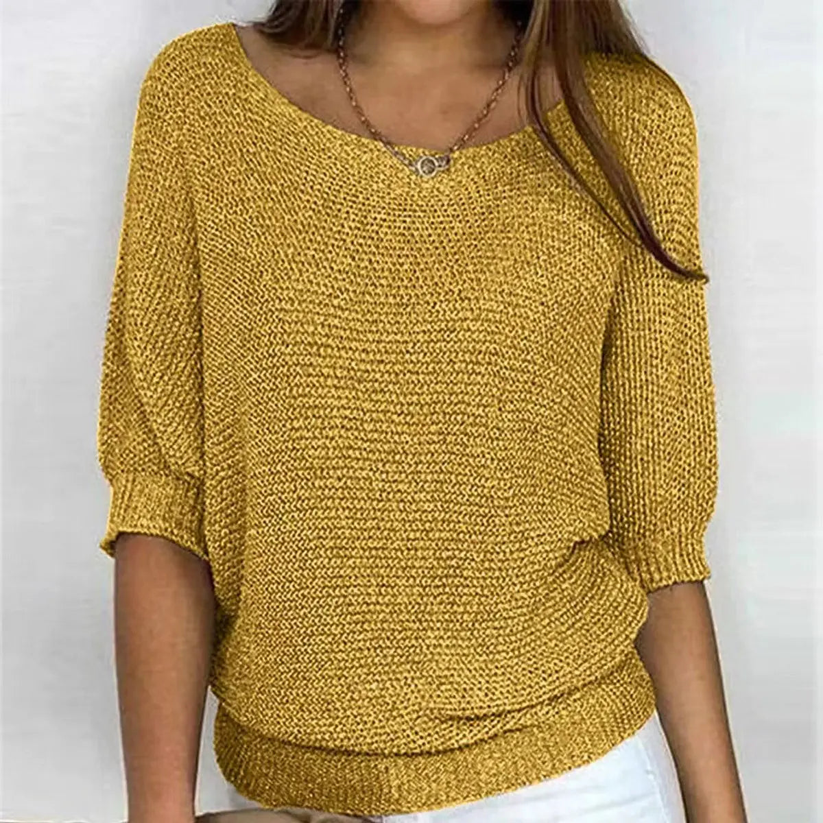 Women's Relaxed-Fit Batwing-Sleeve Sweater