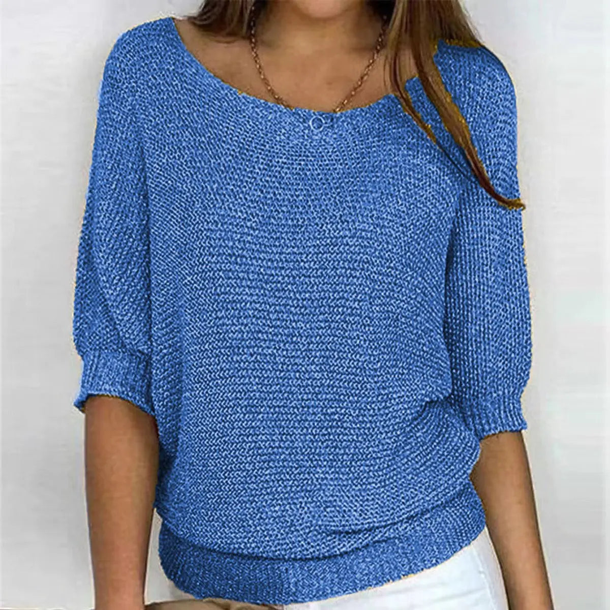 Women's Relaxed-Fit Batwing-Sleeve Sweater