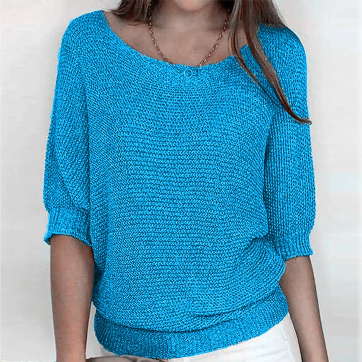 Women's Relaxed-Fit Batwing-Sleeve Sweater
