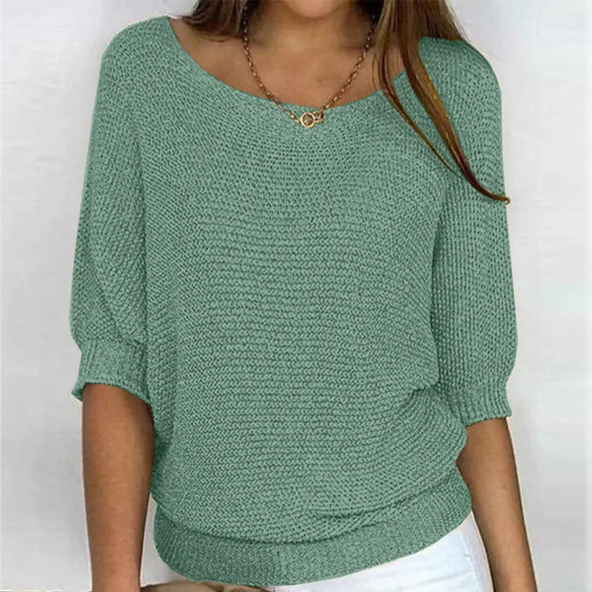 Women's Relaxed-Fit Batwing-Sleeve Sweater