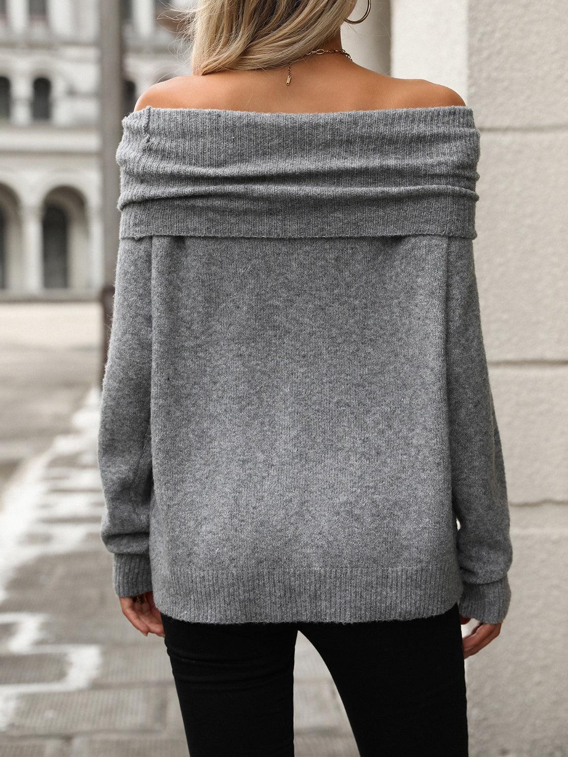 Women's Relaxed Fit Cowl Neck Sweater