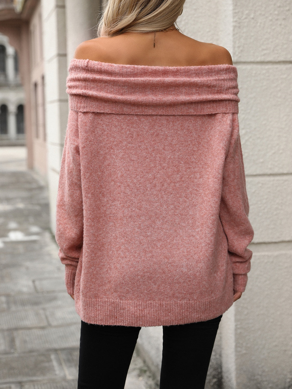 Women's Relaxed Fit Cowl Neck Sweater