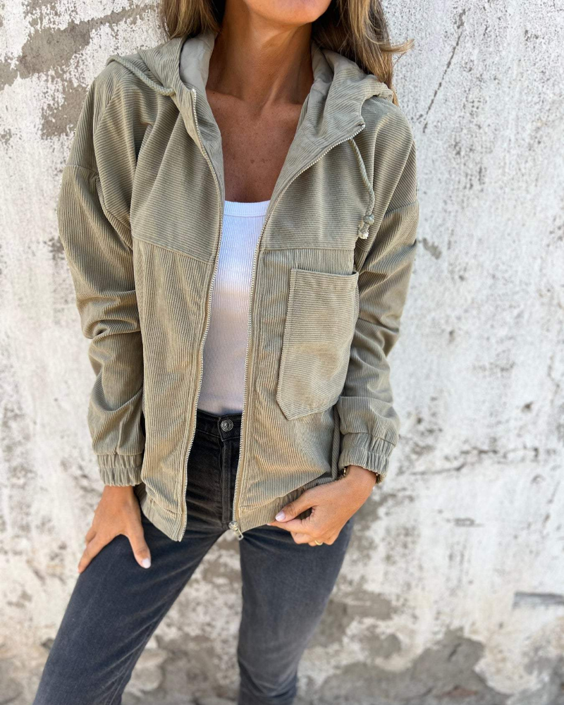 Women's Relaxed Fit Hooded Jacket