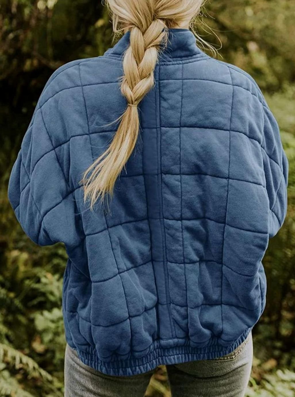 Women's Relaxed-Fit Lightweight Quilted Zip-Up Jacket