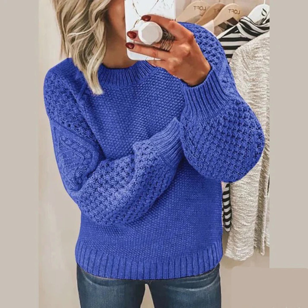 Women's Relaxed Fit Long-Sleeve Sweater