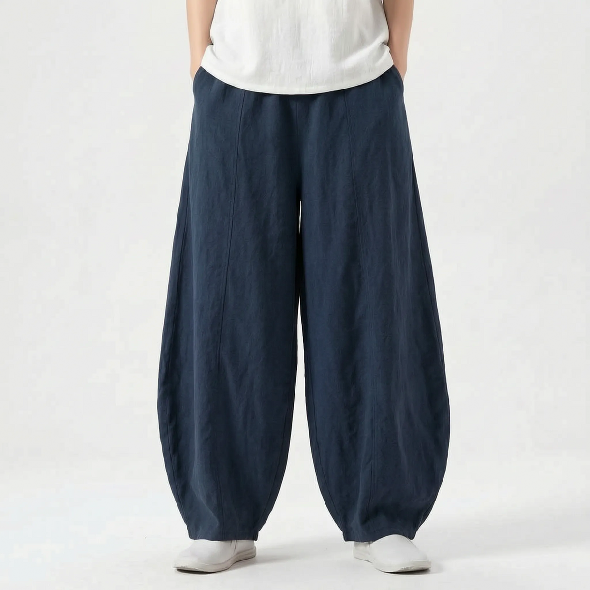 Women's Relaxed Fit Wide Leg Barrel Pants