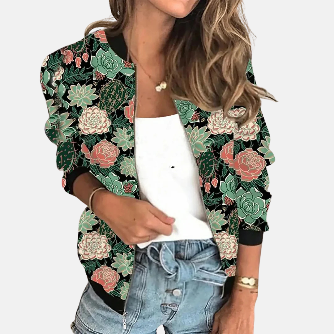 Women's Retro Bomber Jacket