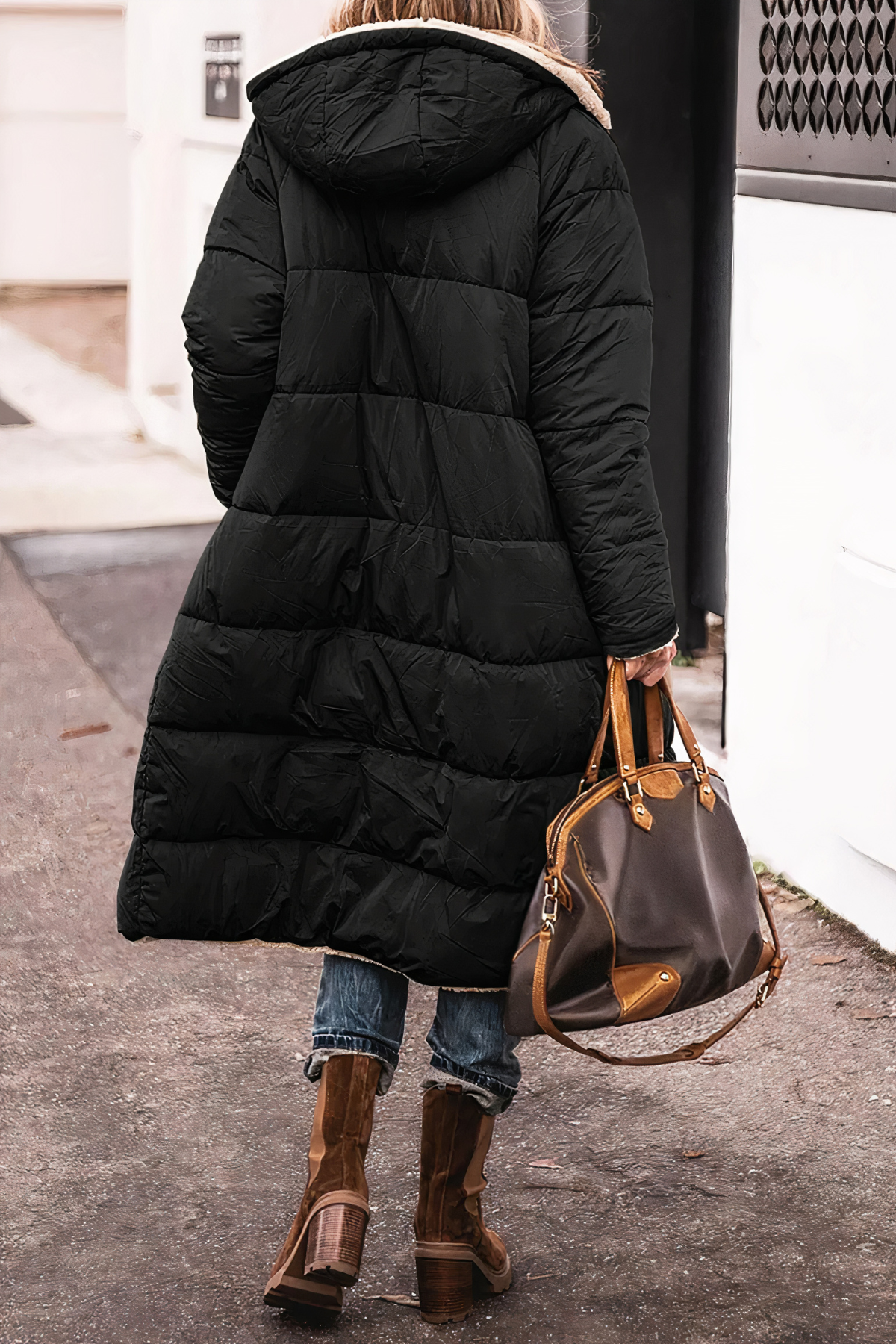 Women's Reversible Winter Parka Jacket