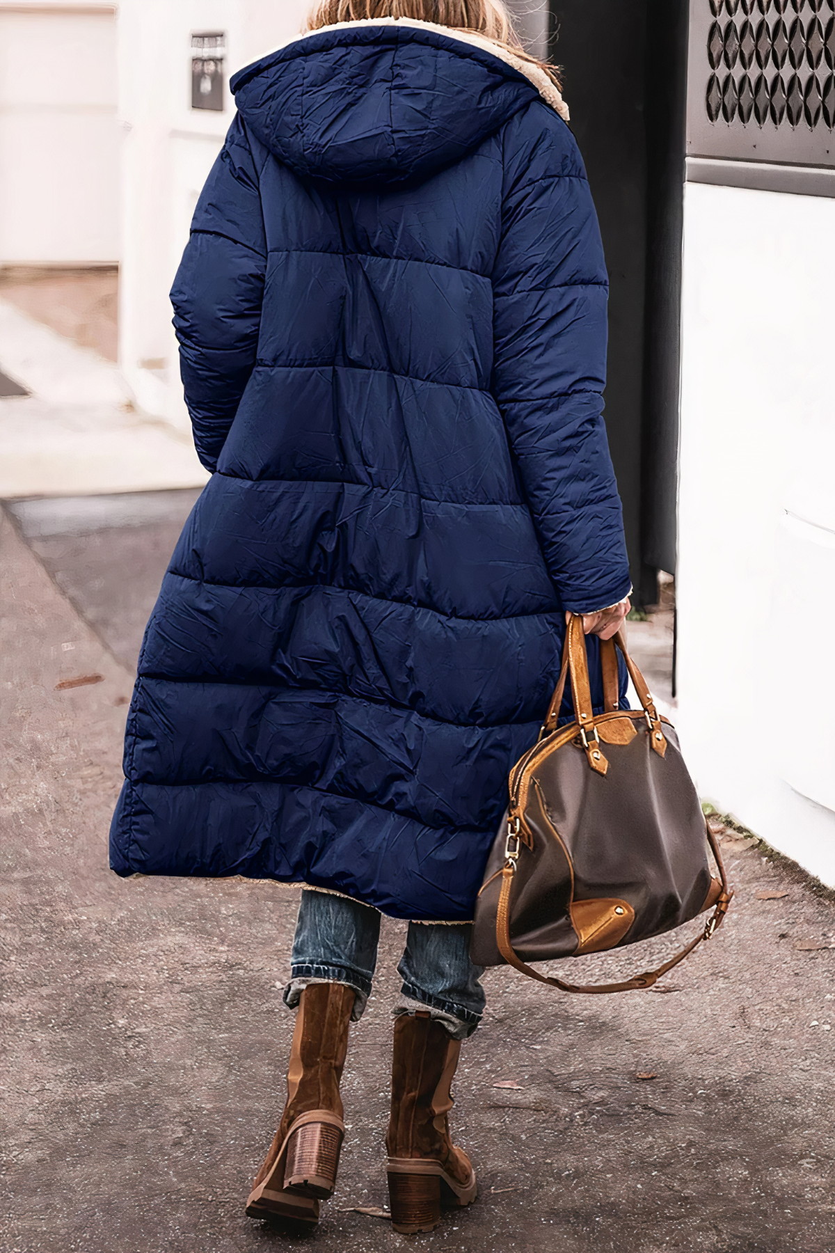 Women's Reversible Winter Parka Jacket