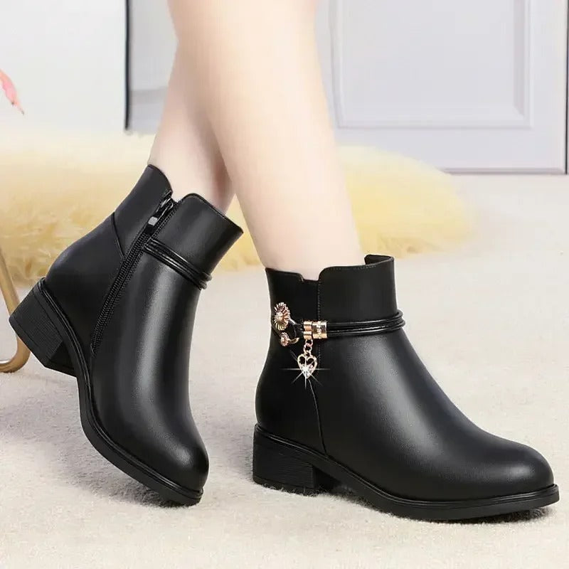 Women's Rhinestone Ankle Boots