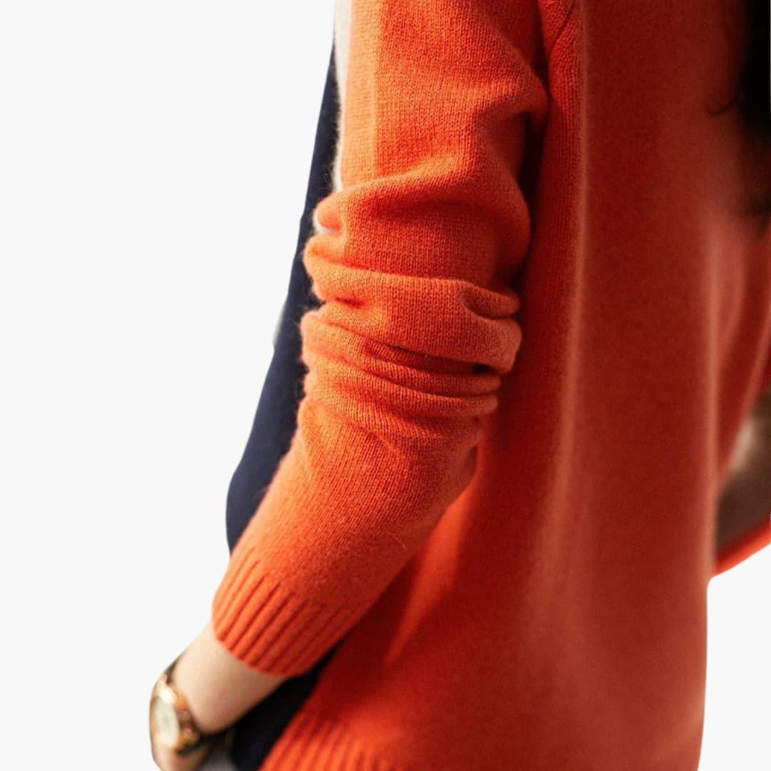 Women's Round Neck Long-Sleeve Sweater