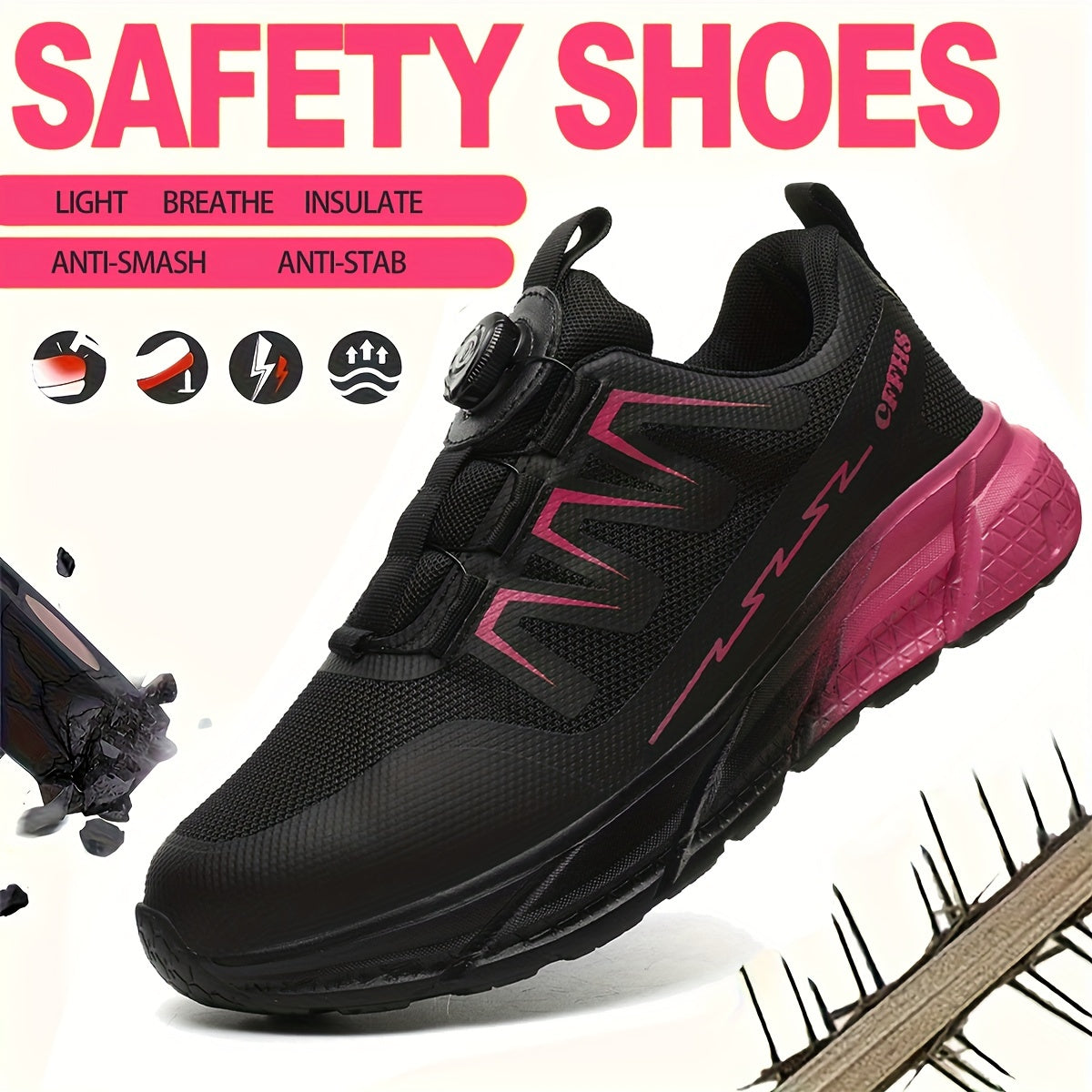 Women's Safety Shoes - Lightweight and Protective