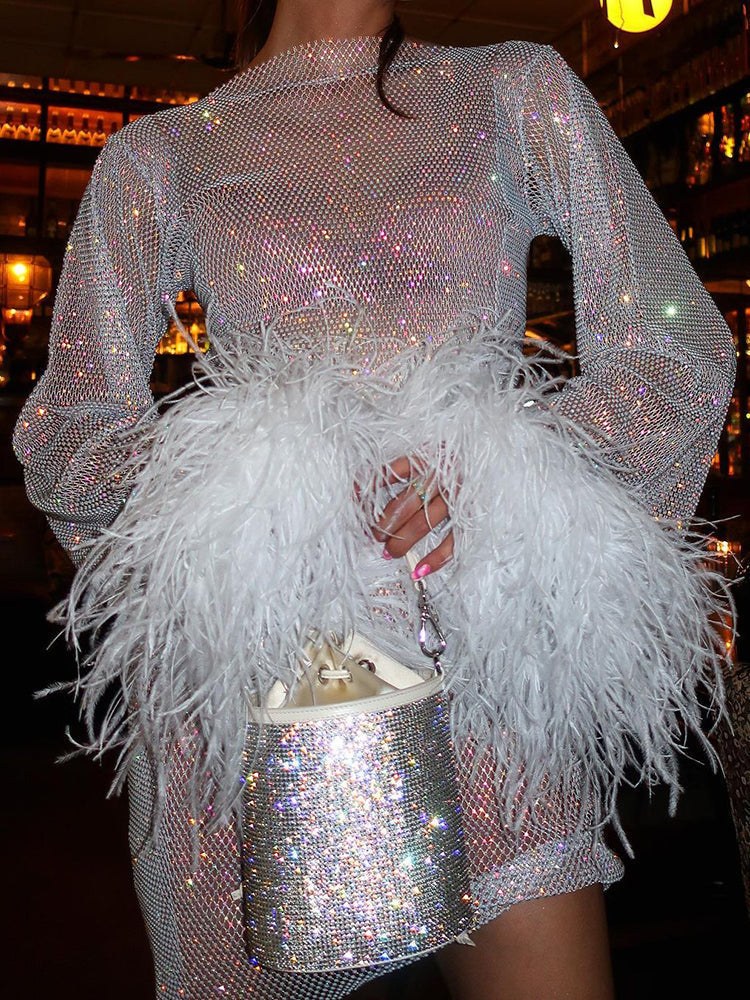 Women's Sparkly Evening Dress