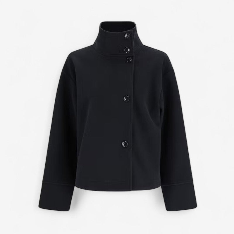 Women's Stand Collar Single-Breasted Coat