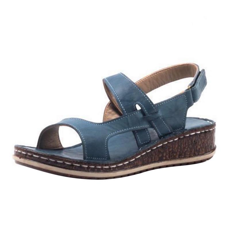 Women's Strappy Summer Wedge Sandals