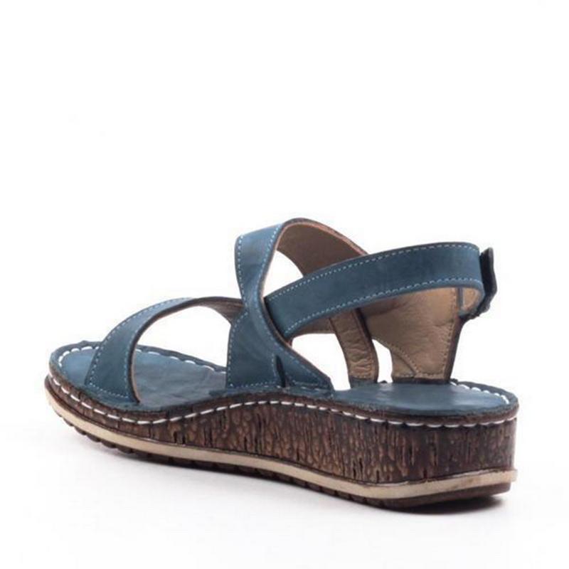Women's Strappy Summer Wedge Sandals