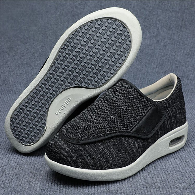 Women's Stretch Wide Shoes with Adjustable Closure