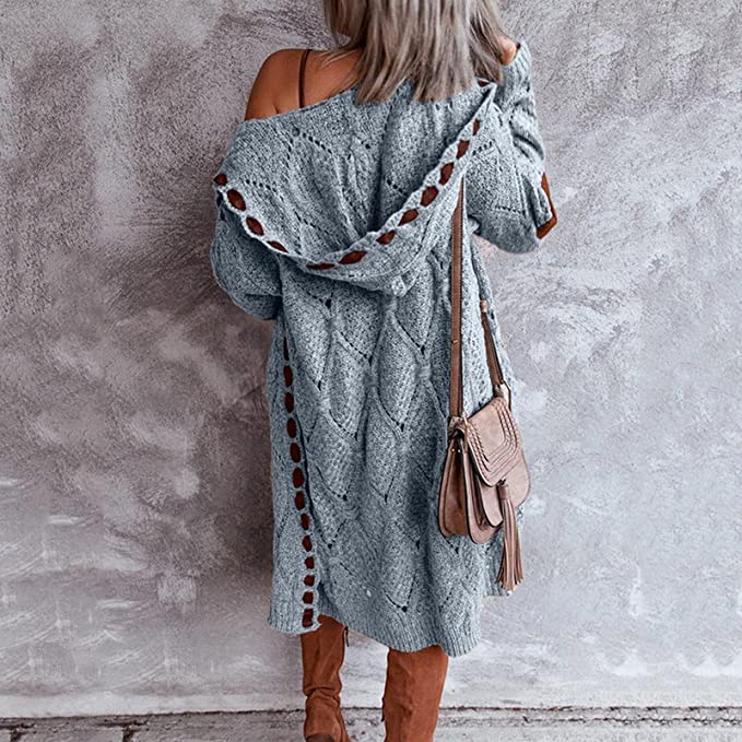 Women's Stylish Long Hooded Cardigan | Comfortable
