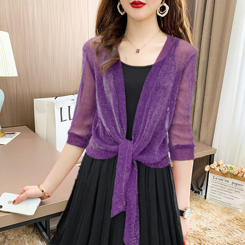 Women's Summer Tie-Front Bolero