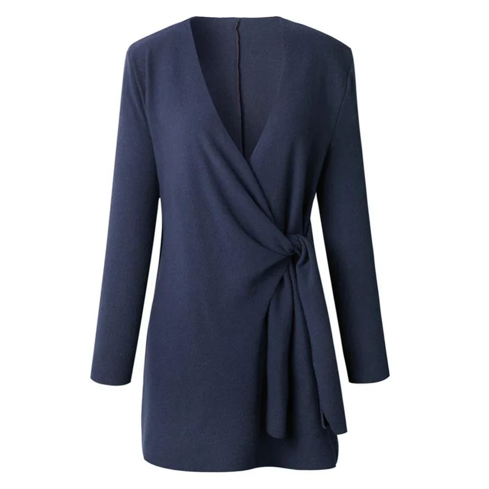 Women's Tie-Belt Cardigan for Autumn & Winter