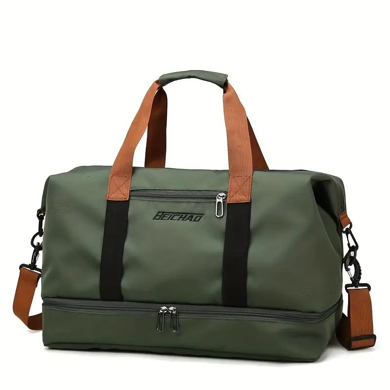 Women's Travel Tote Bag with Shoulder Strap and Compartments
