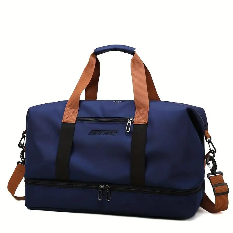 Women's Travel Tote Bag with Shoulder Strap and Compartments