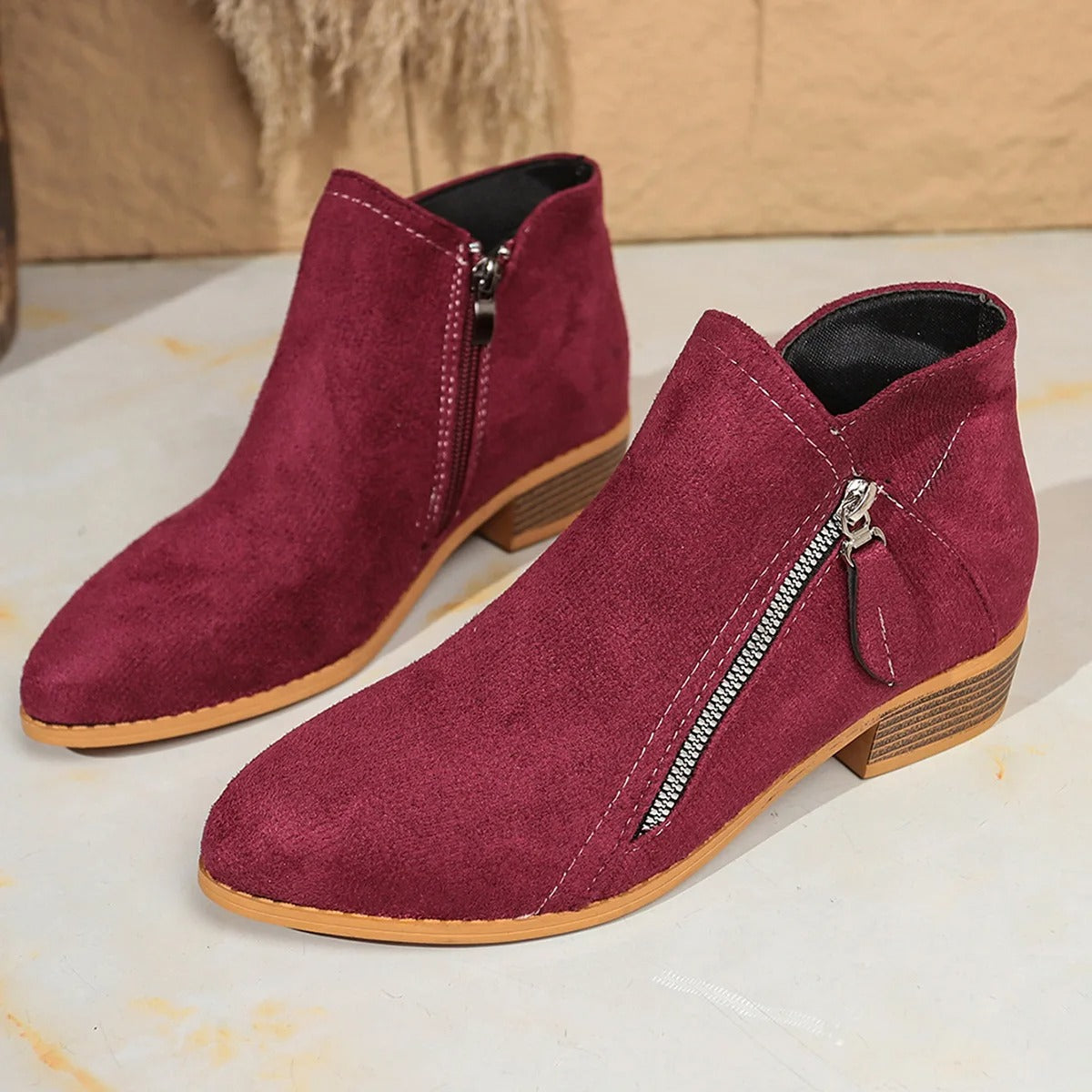 Women's Vintage-Inspired Summer Ankle Boots