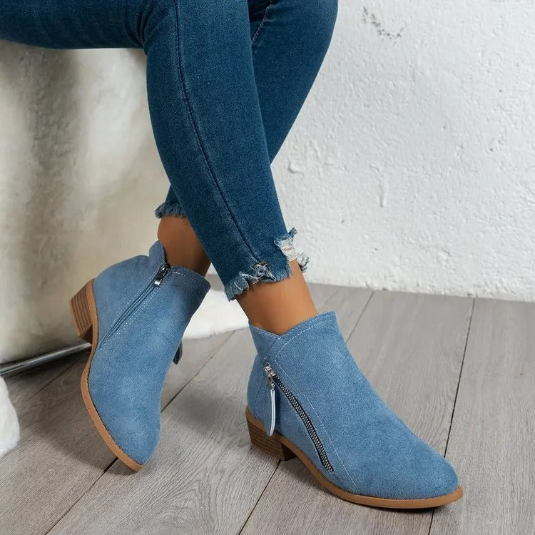 Women's Vintage-Inspired Summer Ankle Boots