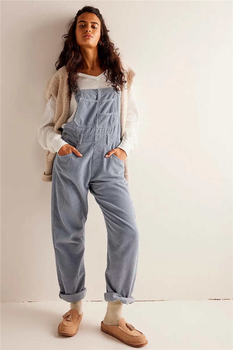 Women's Vintage Look Overalls
