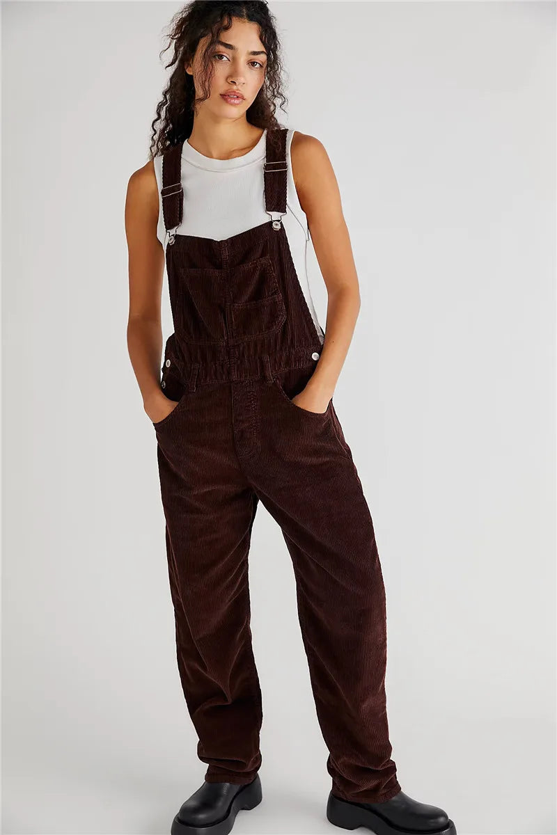 Women's Vintage Look Overalls