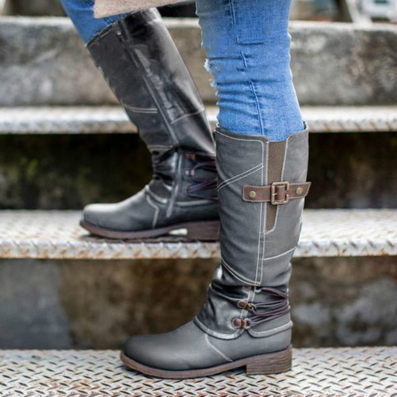 Women's Vintage Zip Boots